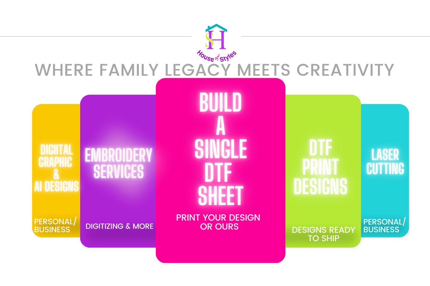 DTF Single Gang Sheets