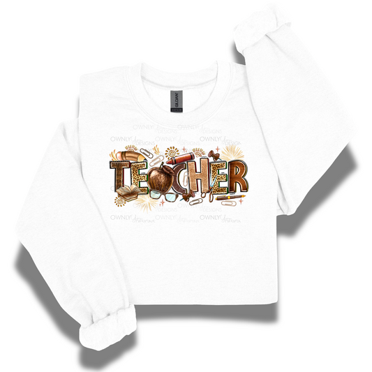 Melanin Teacher Sweatshirt