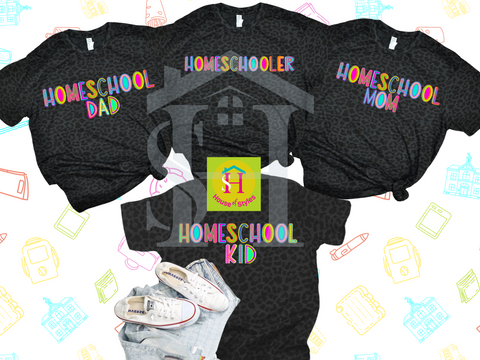 Grade Level Homeschool Tees