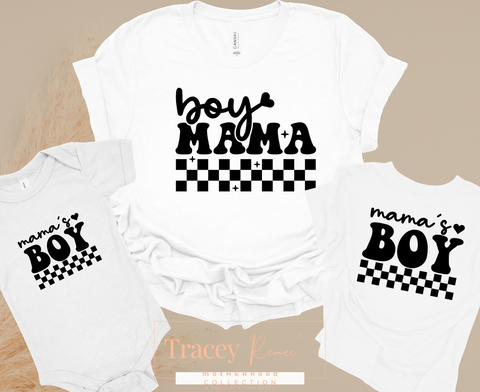 Boy Mama Checkered