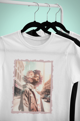 Afro Urban Tee Taupe