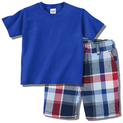 Tee Short Set-Navy