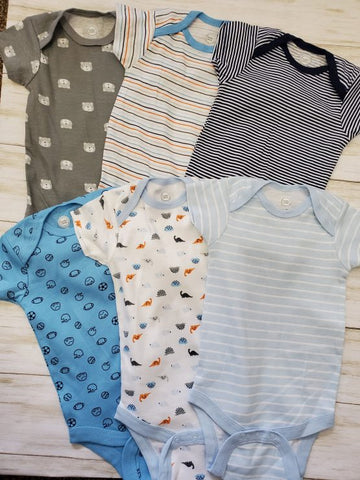 6pc Onesie Set - Preemies, Babies & Kids Boutique