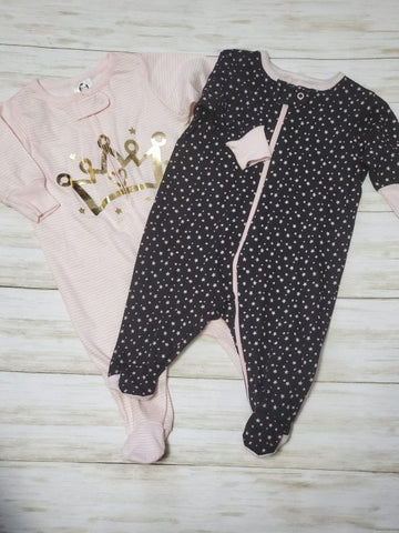 Princess Pajamas 2pc Set - Preemies, Babies & Kids Boutique