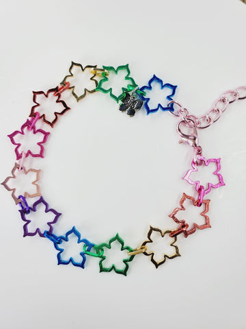 BYB Girls Lotus Flower Charm Bracelet