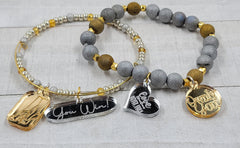 Silver n Gold  Stack Set