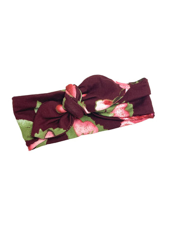 Knot Bow Headband - Emma Floral