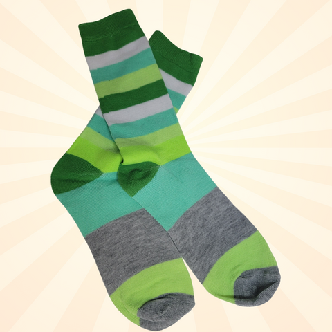 Colorful Socks Apple Green