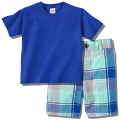 Tee Short Set-Aqua