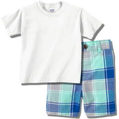 Tee Short Set-Aqua