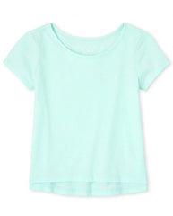 Aqua Hi Lo Layer Tee - Preemies, Babies & Kids Boutique