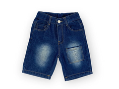 Denim Shorts with Frog Pocket