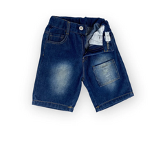 Denim Shorts with Frog Pocket