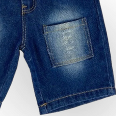 Denim Shorts with Frog Pocket