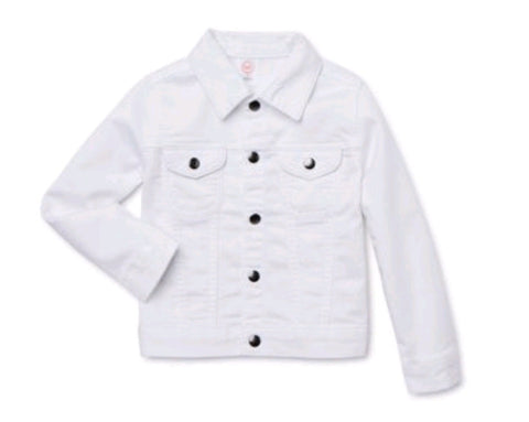 White Denim Jacket - Denim Coats - Kids Jackets - soft Jacket