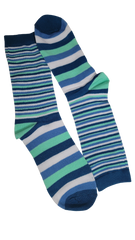 Summer Blues Thin Line Sock